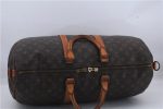 Auth Louis Vuitton Monogram Keepall Bandouliere 50 Boston Bag M41416 LV 7429D Online Hot Sale