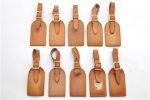 Authentic Louis Vuitton Name tag Beige 10Set LV 7384D Online now