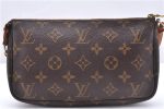 Authentic Louis Vuitton Monogram Pochette Accessoires Pouch M51980 LV 0432E Hot on Sale