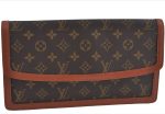 Authentic Louis Vuitton Monogram Pochette Dame GM M51810 Clutch Hand Bag J4224 Online