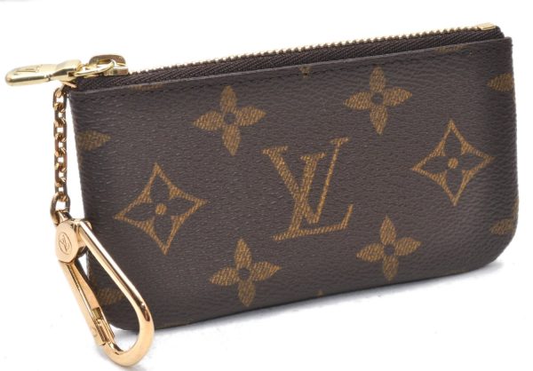 Authentic Louis Vuitton Monogram Pochette Cles Coin Purse Case M62650 LV 2223F Sale