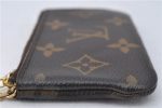 Authentic Louis Vuitton Monogram Pochette Cles Coin Case M62650 LV G7030 Online now