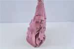 Authentic YVES SAINT LAURENT Saint Tropez Shoulder Bag Suede 122245 Pink H7122 Fashion