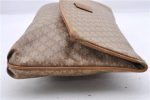 Authentic CELINE Macadam Blason Pattern Clutch Bag Purse PVC Leather Beige 9039C Cheap