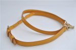 Authentic Louis Vuitton Leather Shoulder Strap Yellow 40.2-47.2  LV 1961F Online