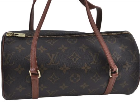 Authentic Louis Vuitton Monogram Papillon 26 Hand Bag Old Model LV J4299 Fashion