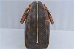 Authentic Louis Vuitton Monogram Trouville Hand Bag Purse M42228 LV J4509 For Sale