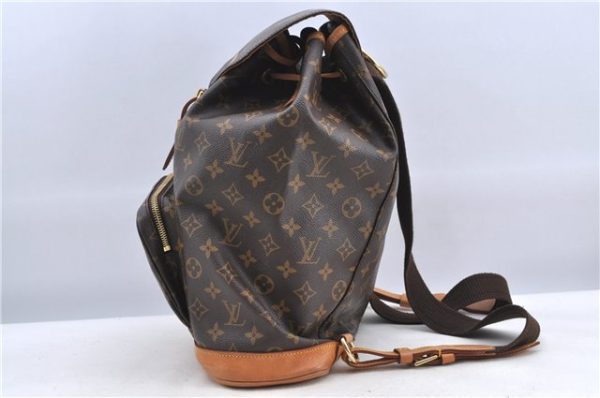 Authentic Louis Vuitton Monogram Montsouris GM Backpack M51135 LV H8680 Online Sale