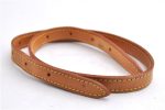 Authentic Louis Vuitton Leather Shoulder Strap For Bucket PM 26.8  Beige 6305E Online Sale