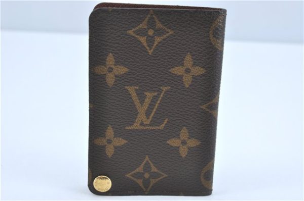 Auth Louis Vuitton Monogram Porte Cartes Credit Pression M60937 Card Case J2045 For Cheap