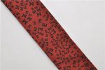 Authentic HERMES Twilly Scarf Signature Pattern Silk Bordeaux Red 0085E Sale