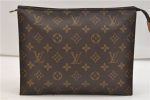 Auth Louis Vuitton Monogram Poche Toilette 26 Cosmetics Pouch M47542 LV 5492E Sale