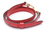 Authentic Louis Vuitton Leather Shoulder Strap Red 40.2-47.2  LV 1966F Cheap