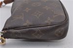 Authentic Louis Vuitton Monogram Pochette Accessoires Pouch M51980 LV 1872F Online Sale