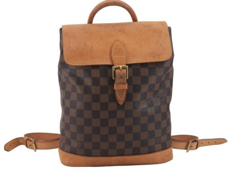 Authentic Louis Vuitton Damier Arlequin Backpack N99038 LV 8464D Sale