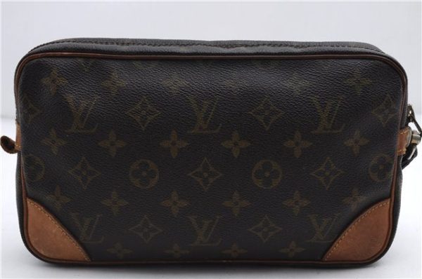 Auth Louis Vuitton Monogram Marly Dragonne GM Clutch Hand Bag M51825 LV 2840E Sale