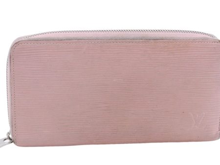 Authentic Louis Vuitton Epi Zippy Wallet Long Pink M41740 LV 5909D Cheap