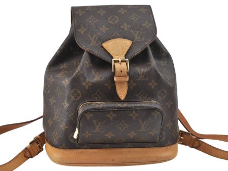 Authentic Louis Vuitton Monogram Montsouris MM Backpack M51136 LV J4245 on Sale