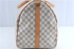 Auth Louis Vuitton Damier Azur Keepall Bandouliere 55 Boston Bag N41429 LV J0485 For Discount