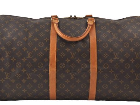 Authentic Louis Vuitton Monogram Keepall 60 Travel Boston Bag M41422 LV 9997D For Cheap