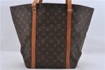 Authentic Louis Vuitton Monogram Sac Shopping PM Tote Bag M51108 LV 5954D For Sale