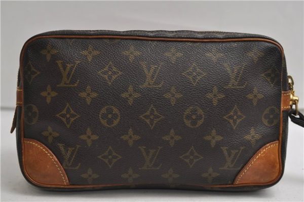 Authentic Louis Vuitton Monogram Marly Dragonne GM Clutch Hand Bag M51825 2842E For Discount