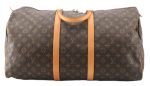 Authentic Louis Vuitton Monogram Keepall 55 Travel Boston Bag M41424 LV 2143F on Sale