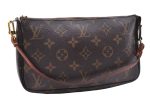 Authentic Louis Vuitton Monogram Pochette Accessoires Pouch M51980 LV Junk 2825E on Sale