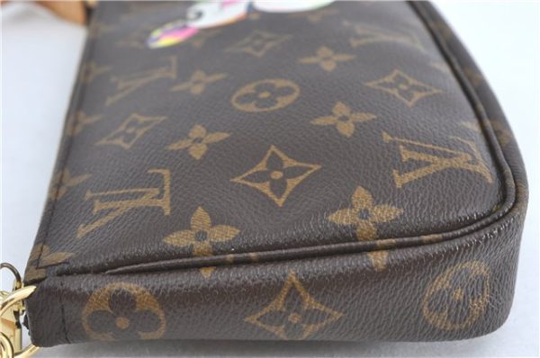 Auth Louis Vuitton Monogram Panda Pochette Accessoires Pouch M51981 LV J0810 Fashion