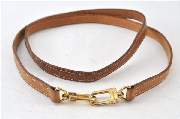 Authentic Louis Vuitton Leather Shoulder Strap Beige 47.2  LV 4783D Hot on Sale