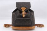 Authentic Louis Vuitton Monogram Montsouris MM Backpack M51136 LV 9985D Online