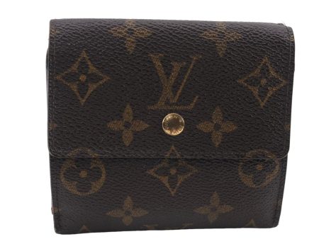 Auth Louis Vuitton Monogram Porte Monnaie Billet Carte Credit M61652 LV 9192D For Sale