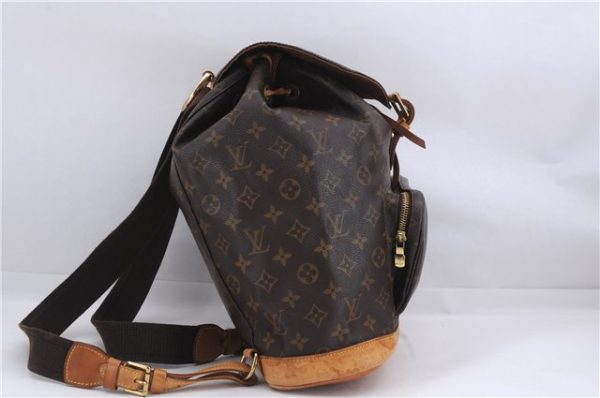 Authentic Louis Vuitton Monogram Montsouris GM Backpack M51135 LV 1348E Discount