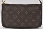 Authentic Louis Vuitton Monogram Pochette Accessoires Pouch M51980 LV 5963E Hot on Sale