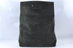 Authentic GUCCI Vintage Tote Hand Bag Suede Leather Green Junk 2831E Online