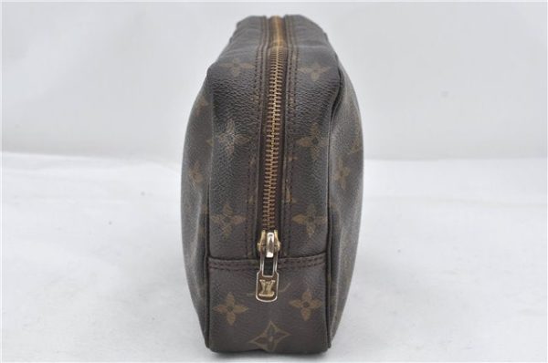 Auth Louis Vuitton Monogram Trousse Toilette 23 Clutch Hand Bag M47524 LV 0411E Cheap