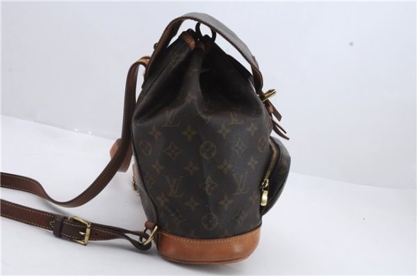 Authentic Louis Vuitton Monogram Montsouris MM Backpack M51136 LV 9297C Online now