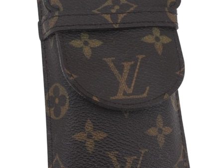 Authentic Louis Vuitton Monogram Etui Lunette Rabat Glasses Case M62970 LV 7300D For Cheap