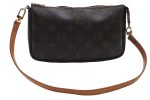 Authentic Louis Vuitton Monogram Pochette Accessoires Pouch M51980 LV 2826E Cheap