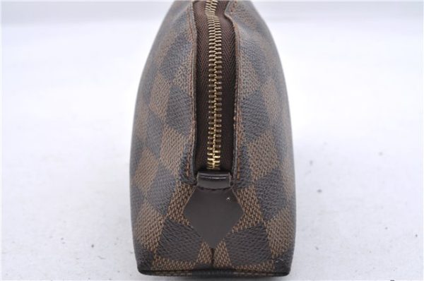 Authentic Louis Vuitton Damier Pochette Cosmetic Pouch Purse N47516 LV 9230C Fashion