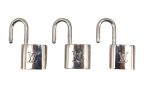 Authentic Louis Vuitton Padlock Silver 3Set LV 8759D For Cheap