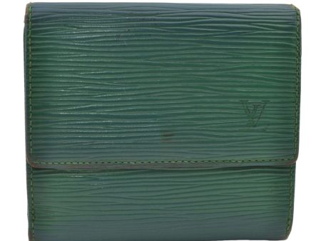 Auth Louis Vuitton Epi Porte Monnaie Billets Cartes Credit M63484 Wallet 2743E Online Sale