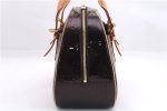 Auth Louis Vuitton Vernis Summit Drive Shoulder Hand Bag M93516 Purple 6896E Cheap