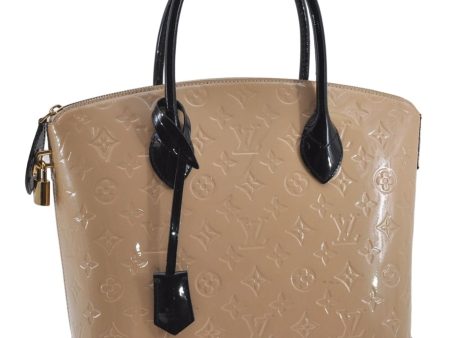 Authentic Louis Vuitton Vernis Lockit PM Hand Bag Purse Beige M90251 LV 5410E Online Hot Sale