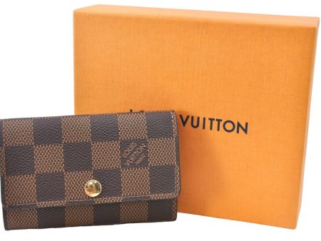 Authentic Louis Vuitton Damier Multicles 6 Key Case Holder N62630 LV Box J1255 Online Sale