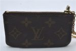 Authentic Louis Vuitton Monogram Pochette Cles Coin Case M62650 LV 9184D Online Hot Sale