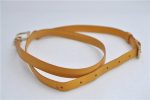 Authentic Louis Vuitton Leather Shoulder Strap Yellow 40.2-47.2  LV 1961F Online