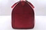 Authentic Louis Vuitton Epi Keepall 45 Boston Travel Bag Red M42977 LV 1359E Online now