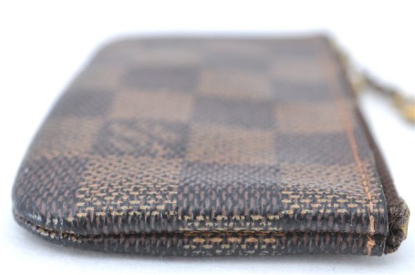 Authentic Louis Vuitton Damier Pochette Cles Coin Case Purse N62658 LV J0739 on Sale