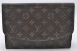 Authentic Louis Vuitton Monogram Pochette Rabat Clutch Hand Bag M51940 LV 5278E For Cheap